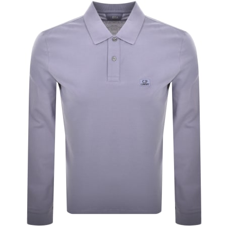 CP Company Stretch Piquet Polo T Shirt Purple | Mainline